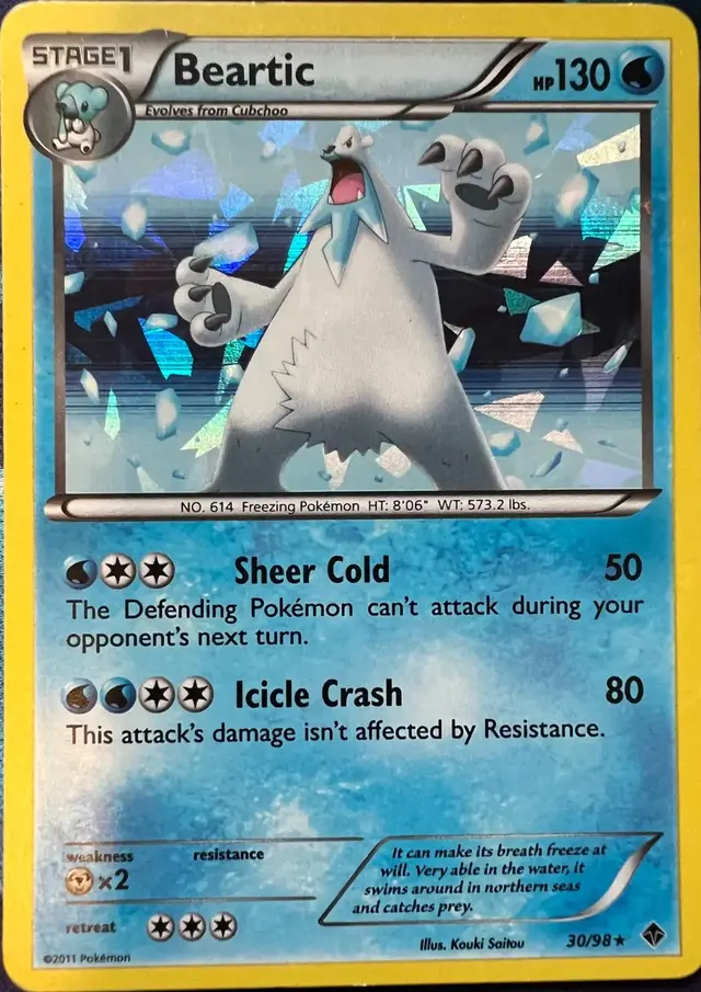 Beartic [Cracked Ice] - Pokemon Emerging Powers #30