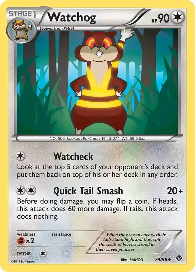Watchog - Pokemon Emerging Powers #79