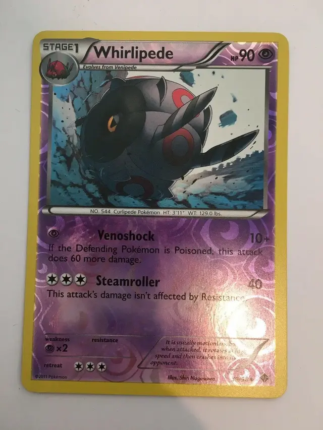 Whirlipede [Reverse Holo] - Pokemon Emerging Powers #39