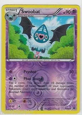 Swoobat [Reverse Holo] - Pokemon Emerging Powers #37