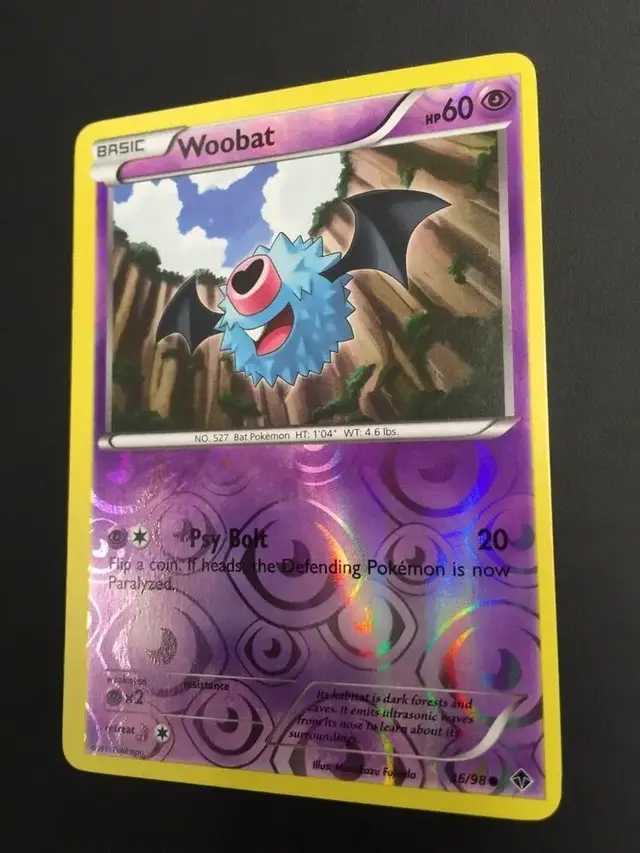 Woobat [Reverse Holo] - Pokemon Emerging Powers #36