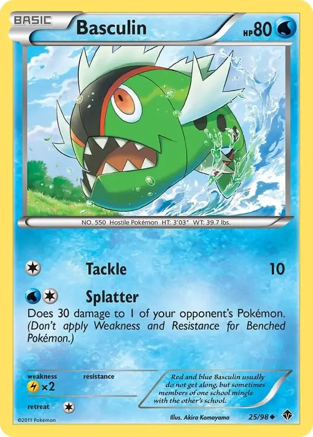 Basculin - Pokemon Emerging Powers #25
