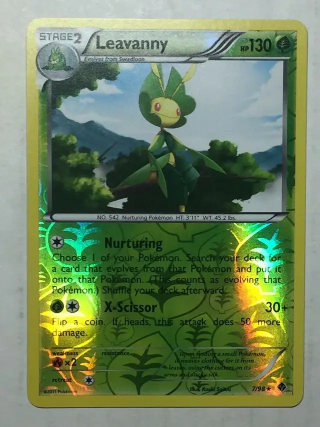 Leavanny [Reverse Holo] - Pokemon Emerging Powers #7
