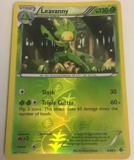 Leavanny [Reverse Holo] - Pokemon Emerging Powers #8