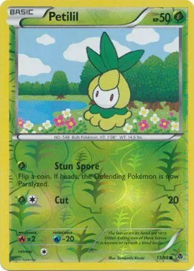 Petilil [Reverse Holo] - Pokemon Emerging Powers #13