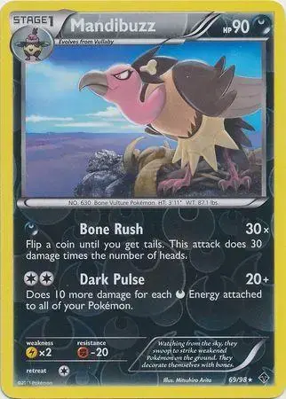 Mandibuzz [Reverse Holo] - Pokemon Emerging Powers #69