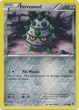 Ferroseed [Reverse Holo] - Pokemon Emerging Powers #70
