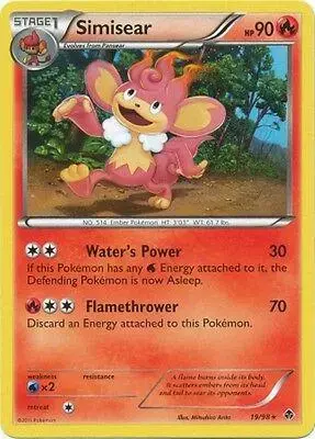 Simisear - Pokemon Emerging Powers #19