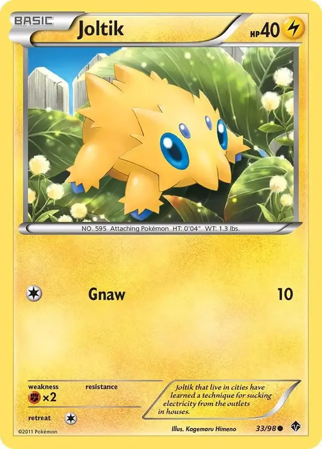Joltik - Pokemon Emerging Powers #33