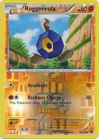 Roggenrola [Reverse Holo] - Pokemon Emerging Powers #50