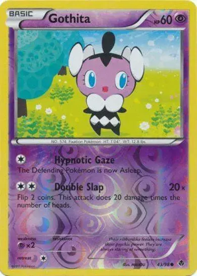 Gothita [Reverse Holo] - Pokemon Emerging Powers #43