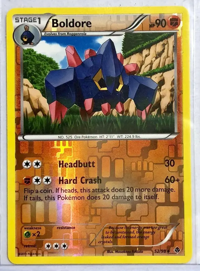 Boldore [Reverse Holo] - Pokemon Emerging Powers #52