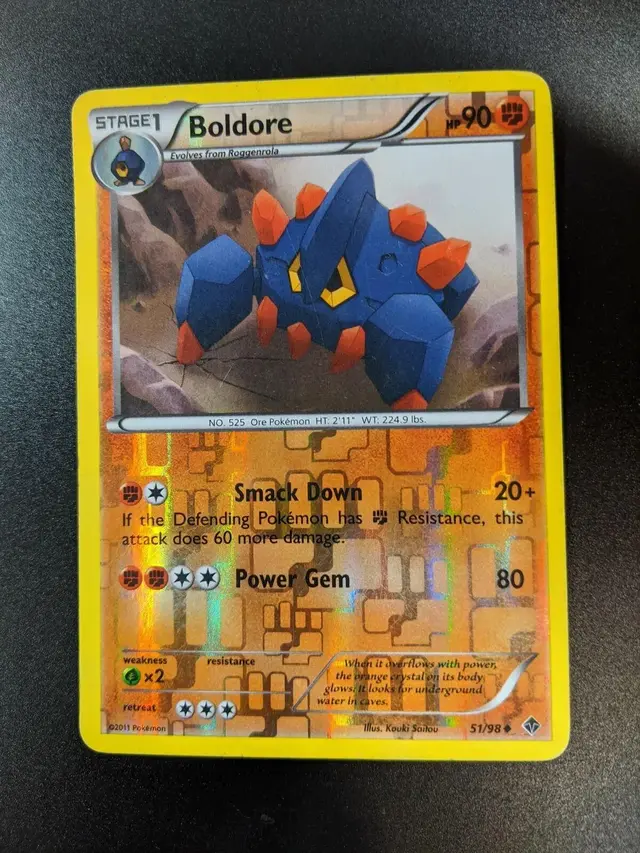 Boldore [Reverse Holo] - Pokemon Emerging Powers #51