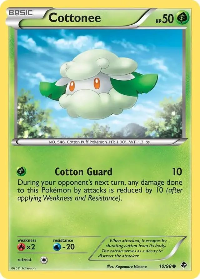 Cottonee - Pokemon Emerging Powers #10