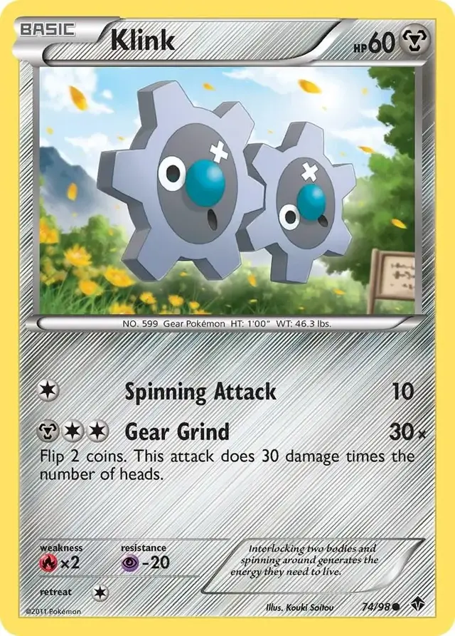 Klink - Pokemon Emerging Powers #74
