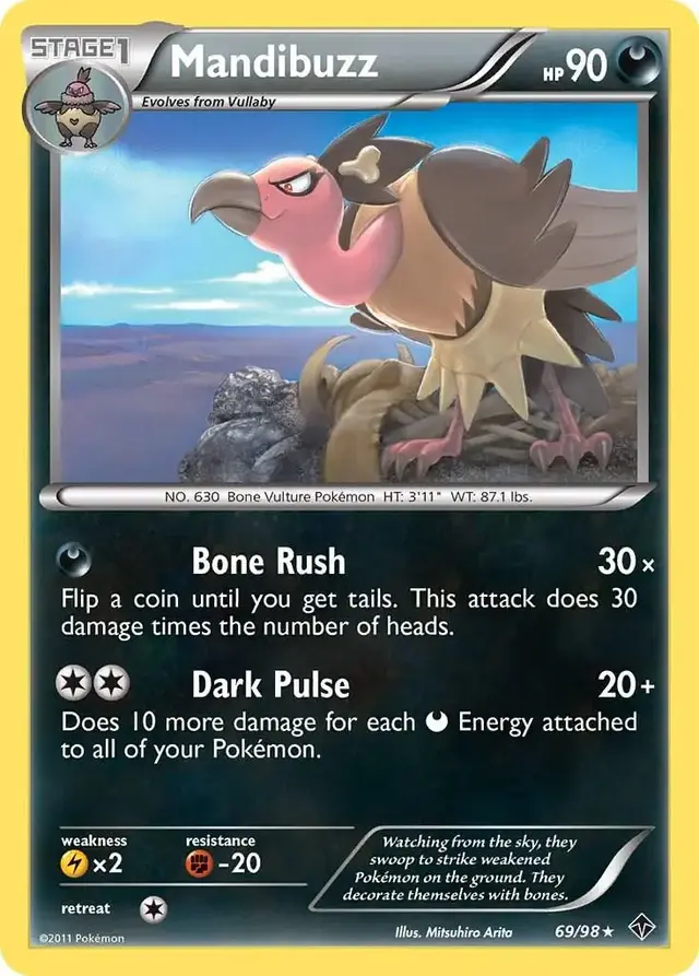 Mandibuzz - Pokemon Emerging Powers #69