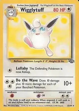 Wigglytuff - Pokemon Jungle #32