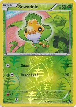 Sewaddle [Reverse Holo] - Pokemon Emerging Powers