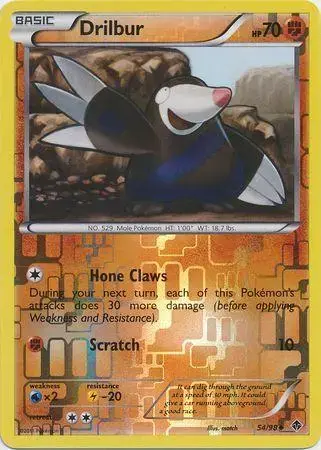 Drilbur [Reverse Holo] - Pokemon Emerging Powers #54