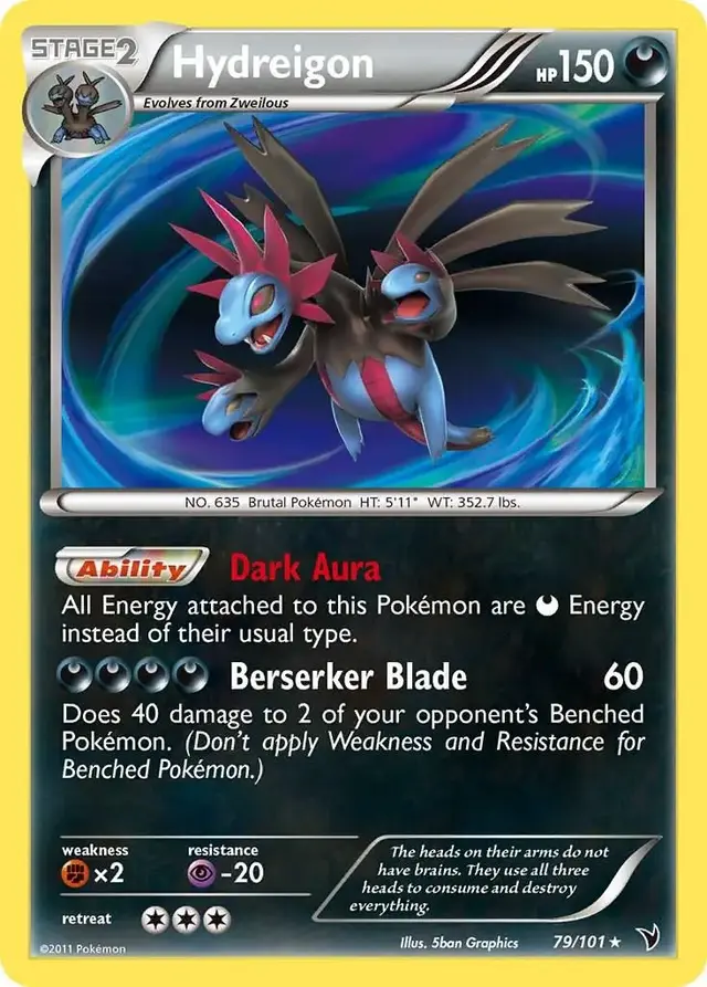 Hydreigon - Pokemon Noble Victories #79