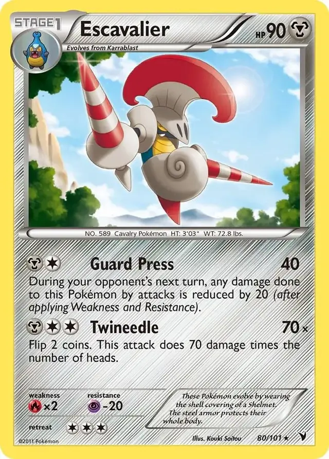Escavalier - Pokemon Noble Victories #80