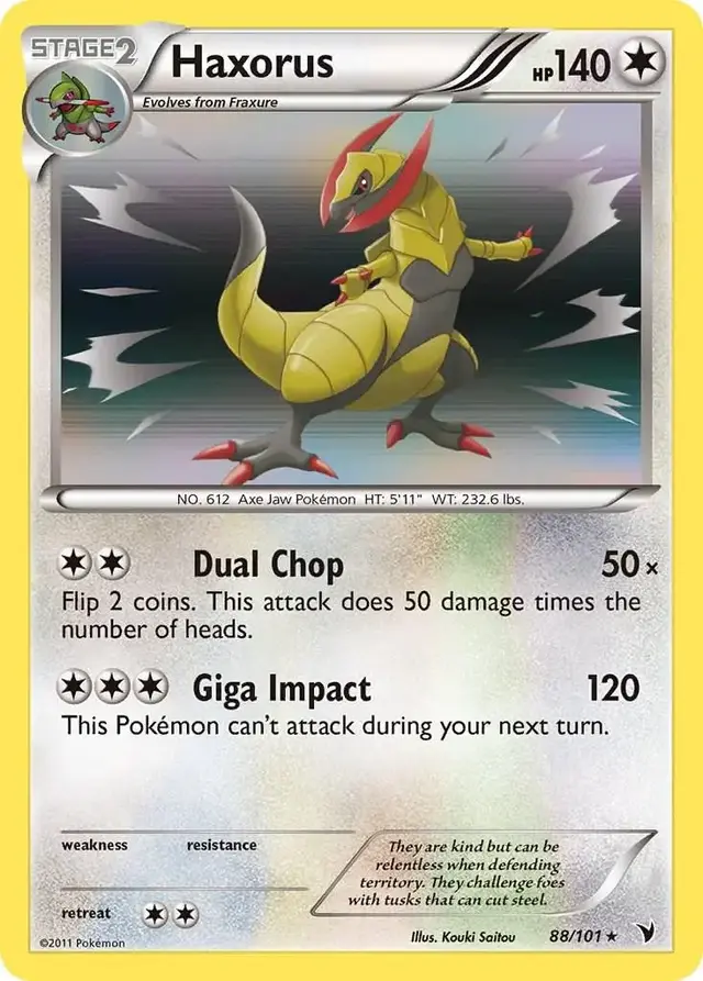 Haxorus - Pokemon Noble Victories #88
