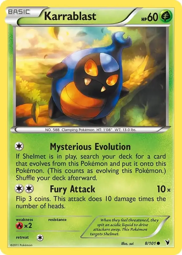 Karrablast - Pokemon Noble Victories #8