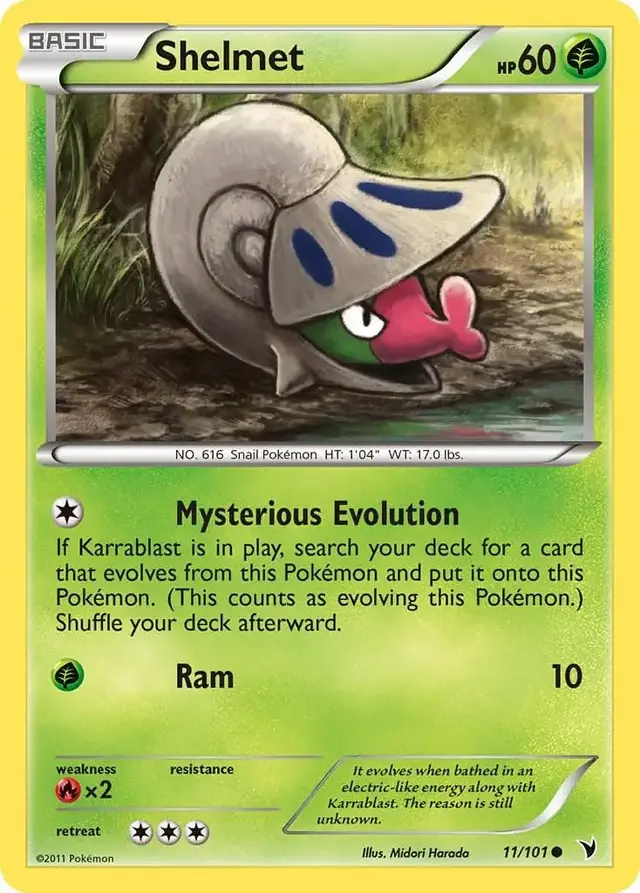 Shelmet - Pokemon Noble Victories #11