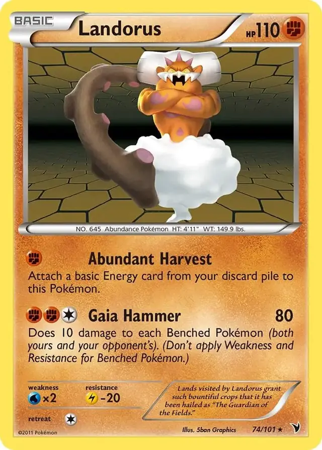 Landorus - Pokemon Noble Victories #74