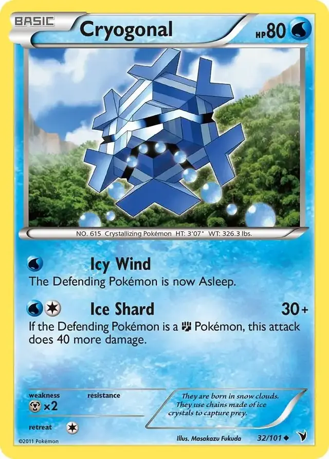Cryogonal - Pokemon Noble Victories #32