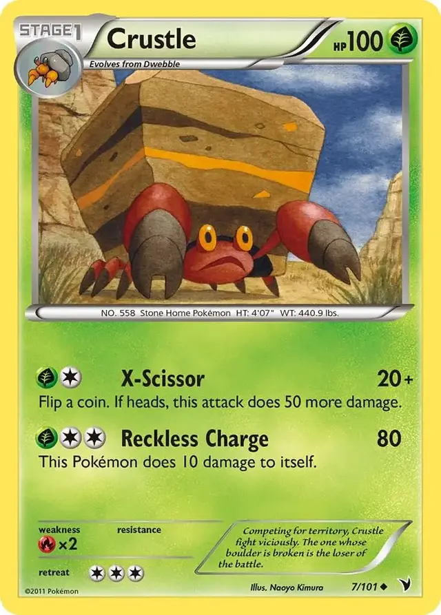 Crustle - Pokemon Noble Victories #7