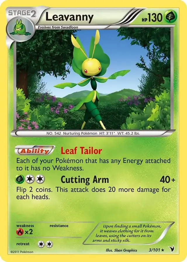 Leavanny - Pokemon Noble Victories #3