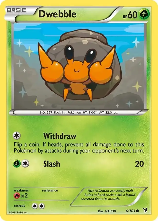 Dwebble - Pokemon Noble Victories #6