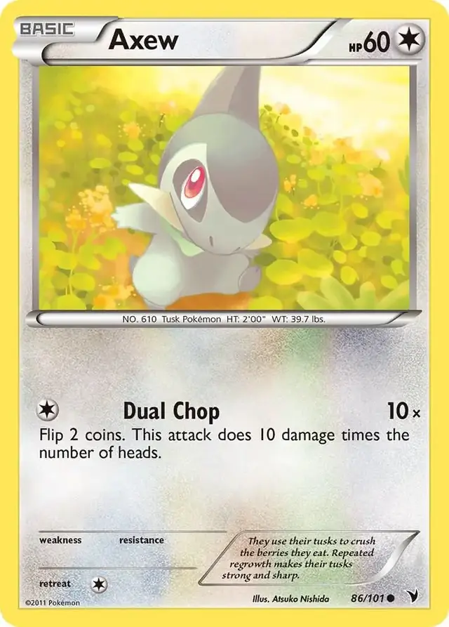 Axew - Pokemon Noble Victories #86