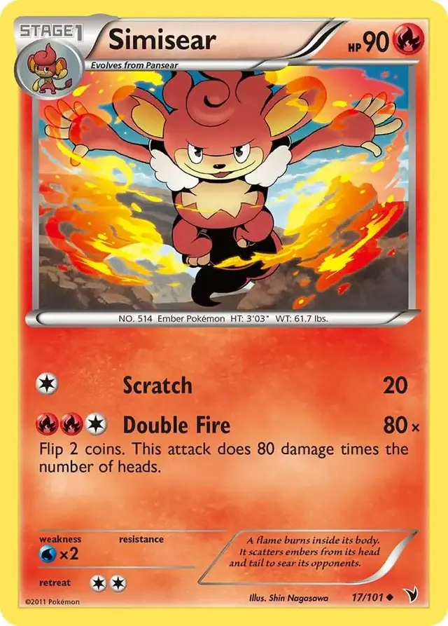 Simisear - Pokemon Noble Victories #17