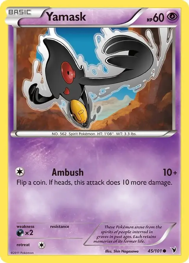 Yamask - Pokemon Noble Victories #45