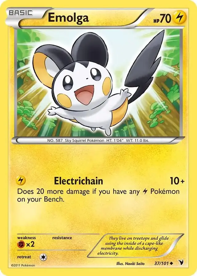 Emolga - Pokemon Noble Victories #37