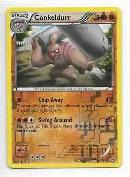 Conkeldurr [Reverse Holo] - Pokemon Noble Victories