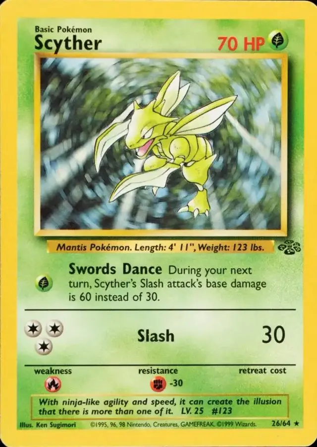 Scyther - Pokemon Jungle #26