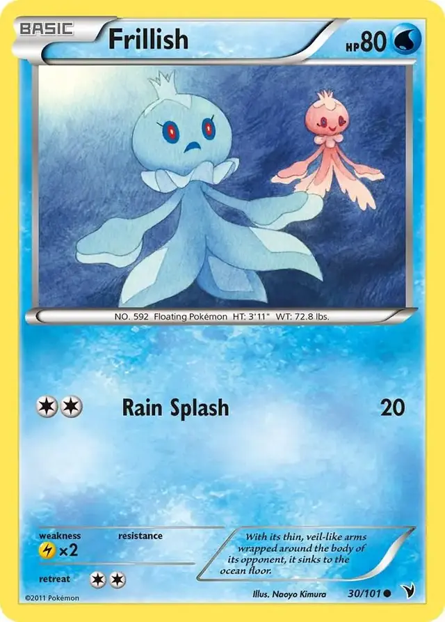 Frillish - Pokemon Noble Victories #30