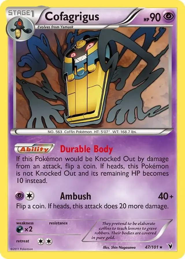 Cofagrigus - Pokemon Noble Victories #47
