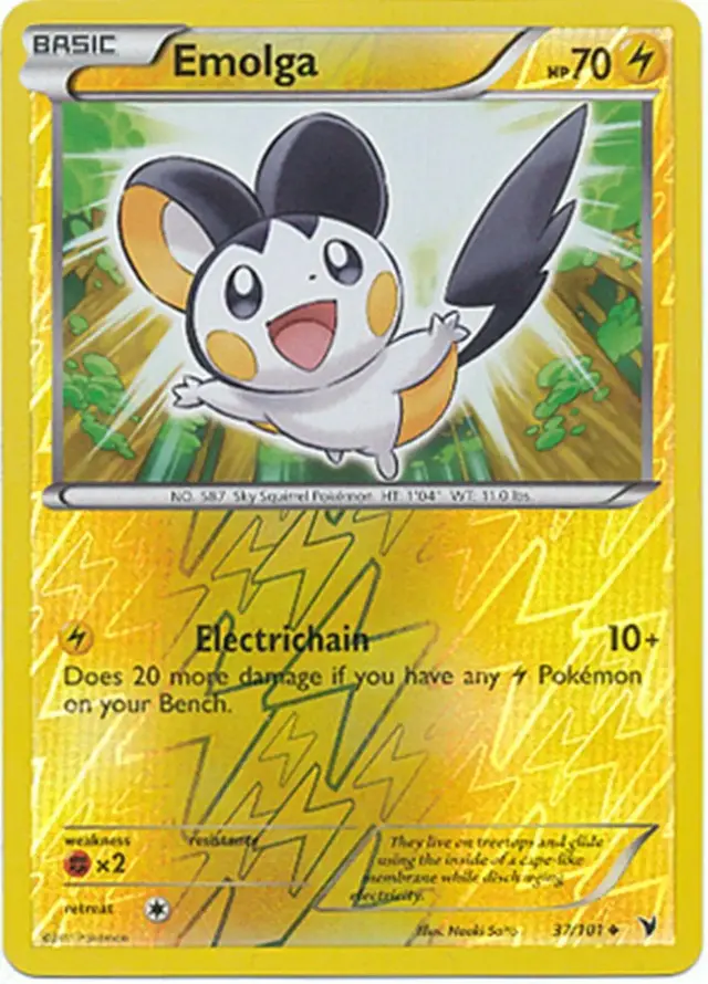 Emolga [Reverse Holo] - Pokemon Noble Victories #37