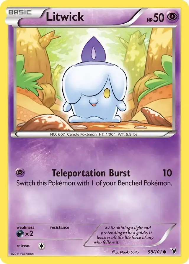 Litwick - Pokemon Noble Victories #58
