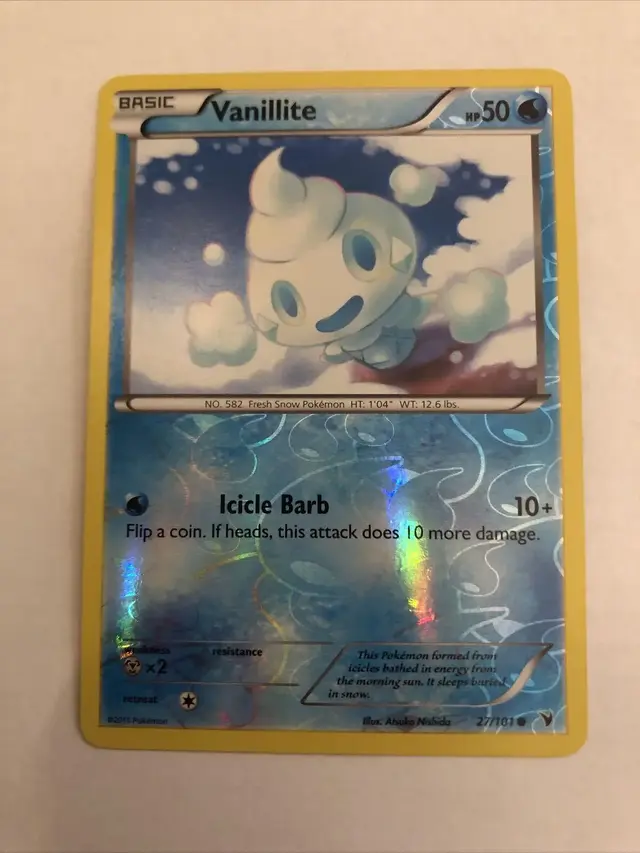 Vanillite [Reverse Holo] - Pokemon Noble Victories #27
