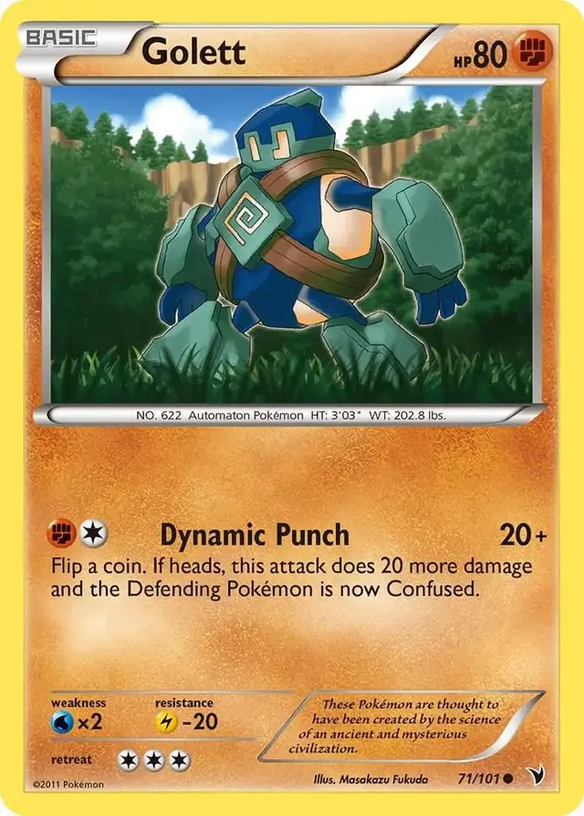 Golett - Pokemon Noble Victories #71