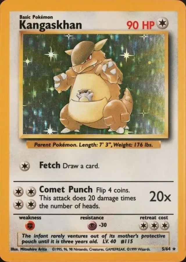 Kangaskhan [No Symbol] - Pokemon Jungle #5