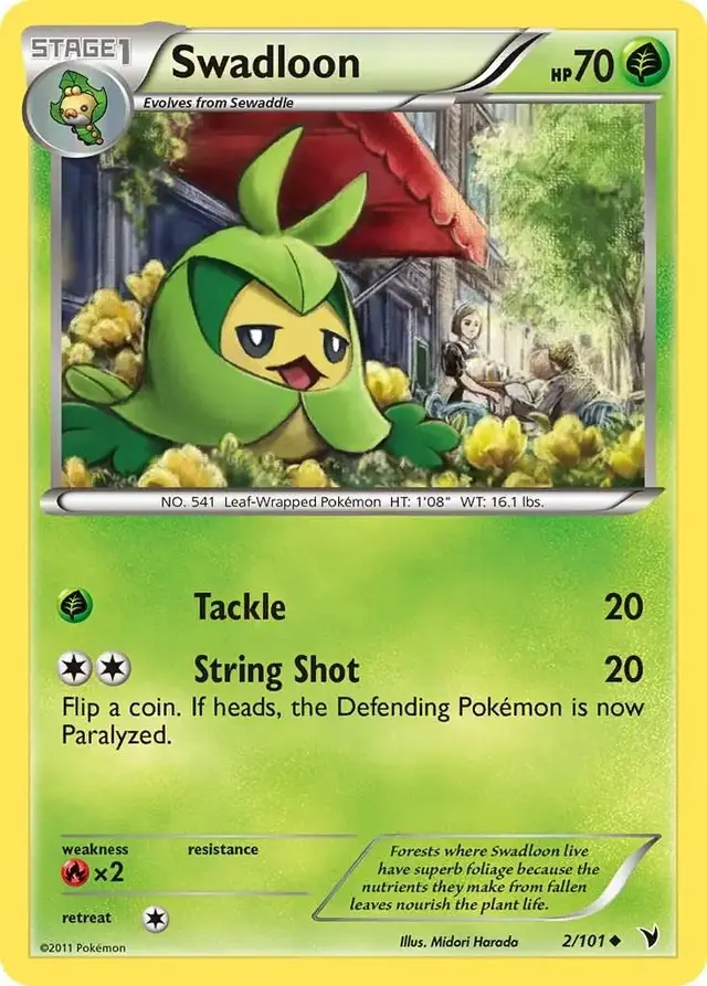 Swadloon - Pokemon Noble Victories #2