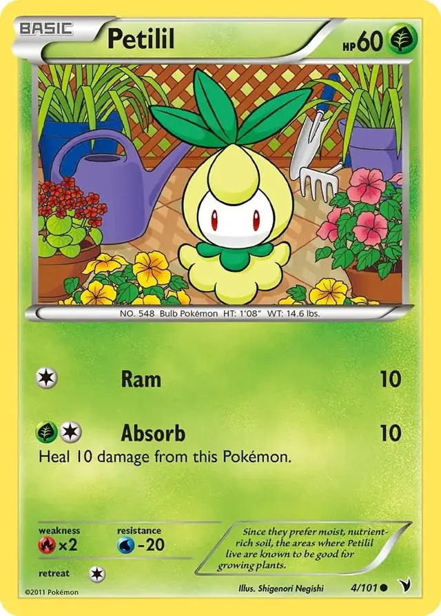 Petilil - Pokemon Noble Victories #4