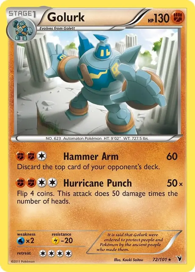 Golurk - Pokemon Noble Victories #72
