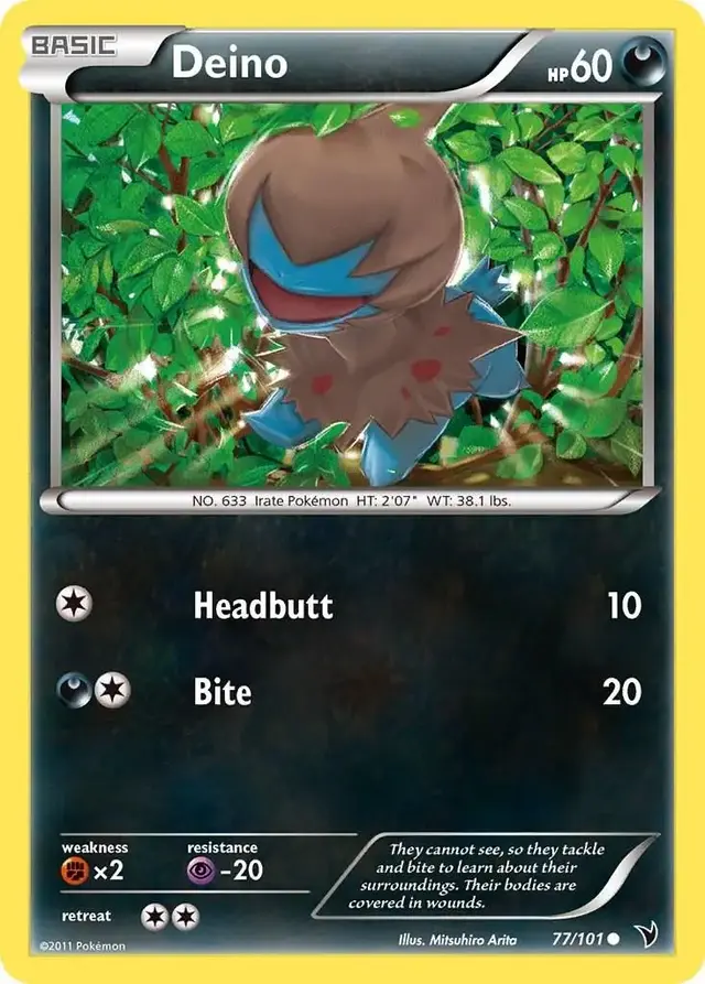 Deino - Pokemon Noble Victories #77